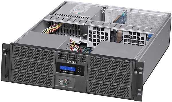 19 Zoll 3HE Servergehäuse IPC-G355 E-ATX für Miniredundant und Standardnetzteil Energiesparfunktion