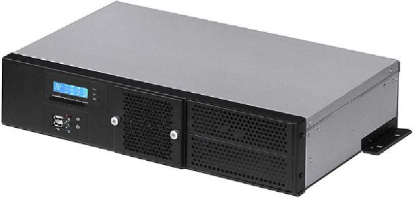 19 Zoll 2HE Servergehäuse IPC-G225 sehr kurze (25cm) für Standardnetzteil Energiesparfunktion