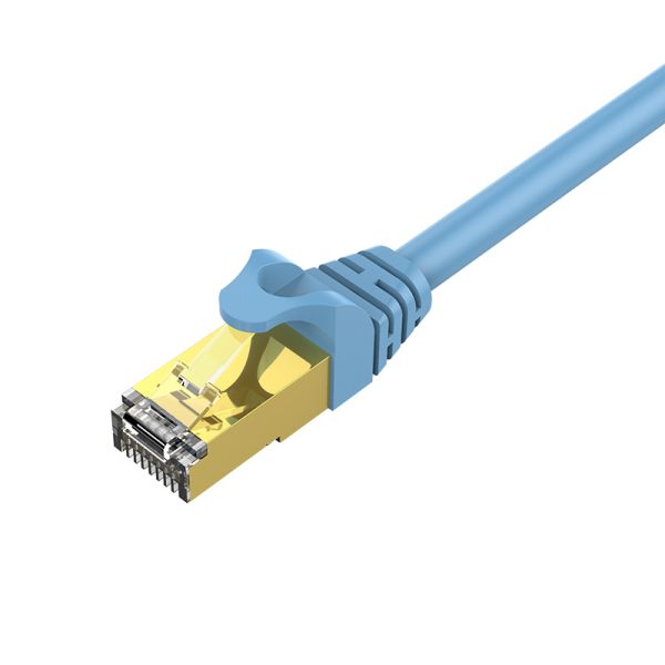 RJ45 Gigabit Ethernet Kabel - CAT6 - Rundkabel - 1000 Mbit / s - 1 Meter lang - Blau