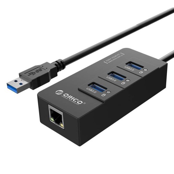 USB3.0 Hub mit Gigabit Ethernet Konverter